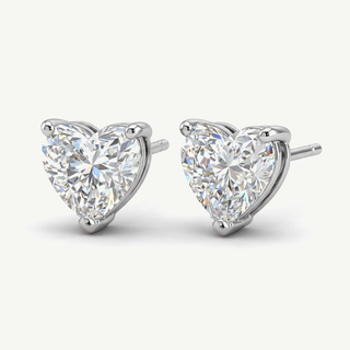 Orecchini Fabiani Punto Luce a Cuore in Argento