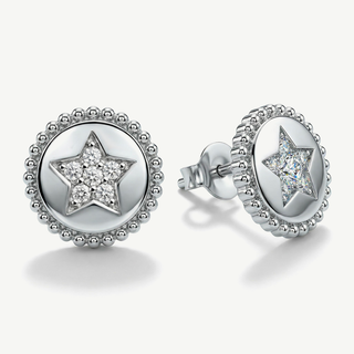 Orecchini Fabiani con Stella in Argento