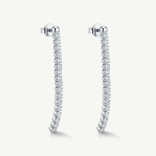 Orecchini Fabiani Tennis in Argento