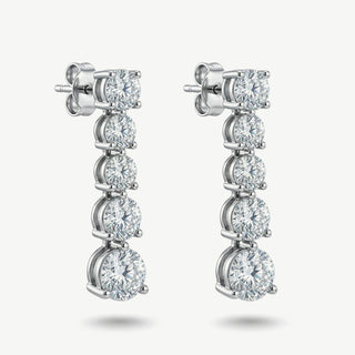 Orecchini Fabiani Tennis Pendenti in Argento