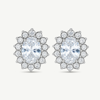 Orecchini Meridien Jewels in Acciaio e Zirconi