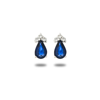Orecchini Fabiani in Oro con Diamanti 0,06ct e Zaffiro 0,80ct