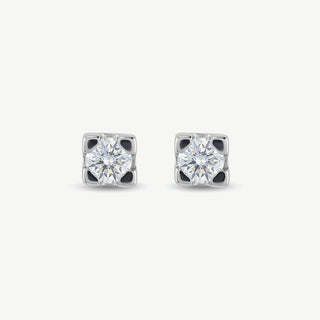 Orecchini Fabiani Punto Luce in Oro 18Kt con Diamante 0.10Ct