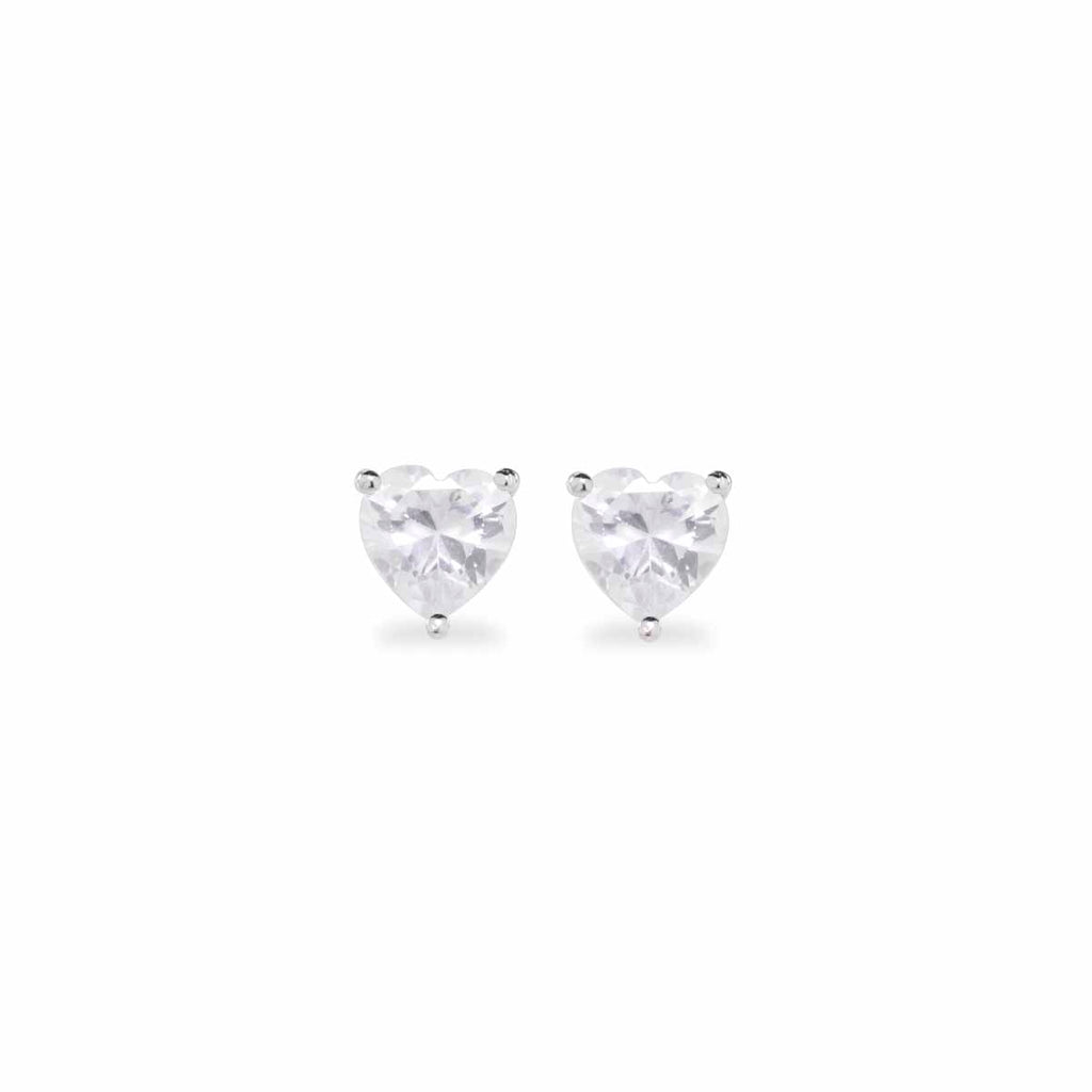 Boucles D'Oreilles Argent 925 Avec Zircone - Point Lumière - Élégantes Et Brillantes
