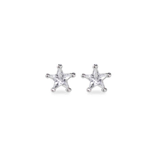 Orecchini Fabiani stella punto luce in argento con zircone - Fabiani Gioiellerie