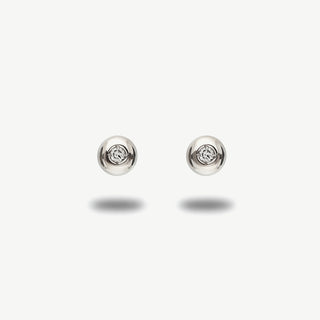 Orecchini Gemmarara Punto Luce in Oro 9Kt con Diamanti 0,02 Ct