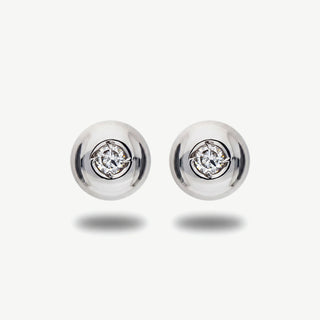 Orecchini Gemmarara Punto Luce in Oro 9Kt con Diamanti 0,8 Ct