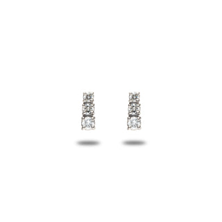 Fabiani Trilogy Earrings with Diamonds 0.20Ct