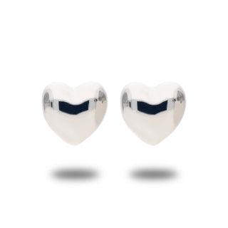 Orecchini Argento Sterling Cuore Pave con Zirconi Bianchi – MYGIOIA Orecchini Argento Sterling Cuore Pave con Zirconi Bianchi – MYGIOIA