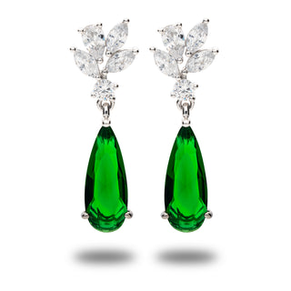 Orecchini Fabiani pendenti in argento 925 con zirconi
