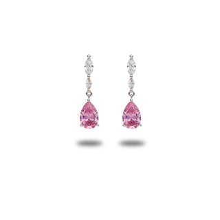 Fabiani 925 silver pendant earrings with zirconia