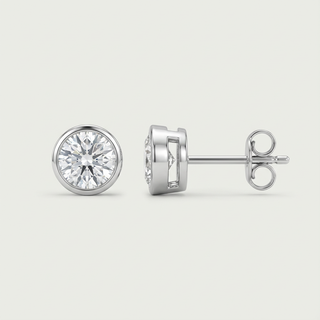 Orecchini Punto Luce Monaé - Moissanite e Argento 925