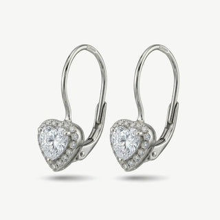 Orecchini Fabiani Margherita con Cuore in Argento