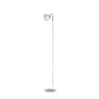 Mono Orecchino Fabiani in Argento e Zircone