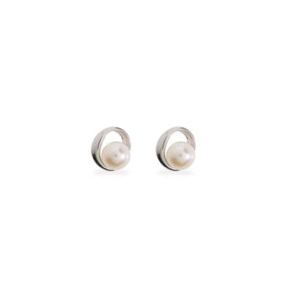Orecchini Fabiani in oro bianco 9Kt con perla - Fabiani Gioiellerie