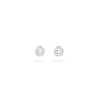 Orecchini Fabiani in argento con zircone - Fabiani Gioiellerie
