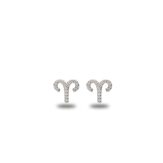 Orecchini Fabiani con segno zodiacale Ariete in argento 925 - Fabiani Gioiellerie