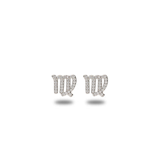Orecchini Fabiani con segno zodiacale Vergine in argento 925 - Fabiani Gioiellerie