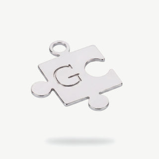 Ciondolo Love Fabiani a Puzzle con Iniziale