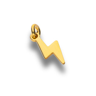 Love Fabiani pendant in 925 silver gold plated lightning bolt