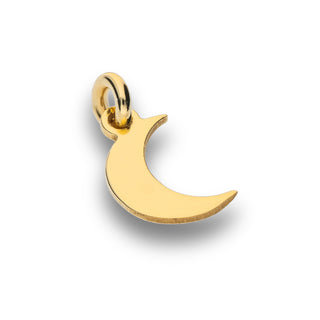 Ciondolo Love Fabiani in argento 925 dorato luna