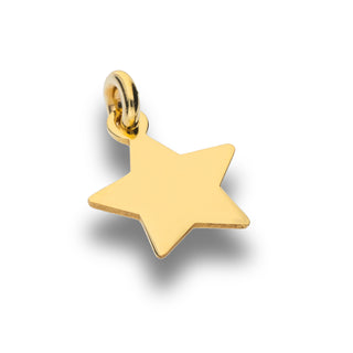 Ciondolo Love Fabiani in argento 925 dorato stella
