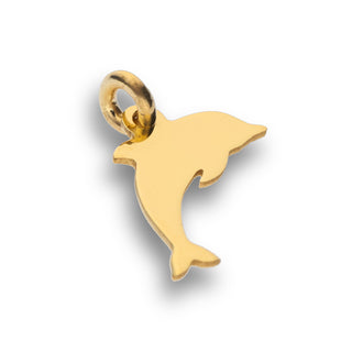 Ciondolo Love Fabiani in argento 925 dorato delfino