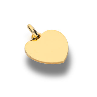 Fabiani Love Pendant in 925 Silver Gold Heart