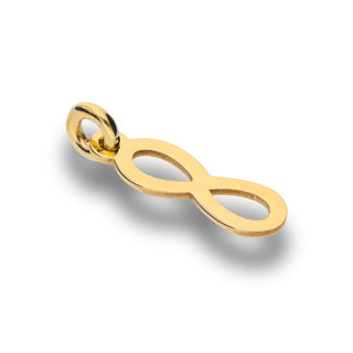 Fabiani Love Pendant in 925 Silver Gold Infinity