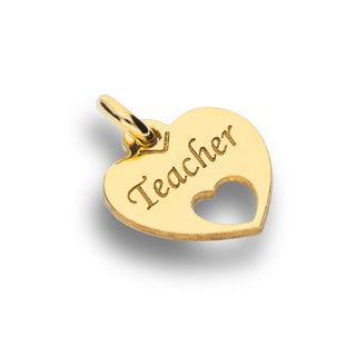 Fabiani Love Pendant in 925 Silver Gold Heart