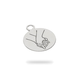 Fabiani Love Pendant in 18Kt White Gold