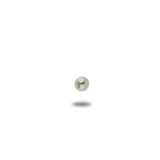 Piercing Fabiani pallino in oro bianco 18Kt