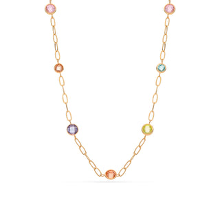 Fabiani necklace in 9Kt yellow gold with stones