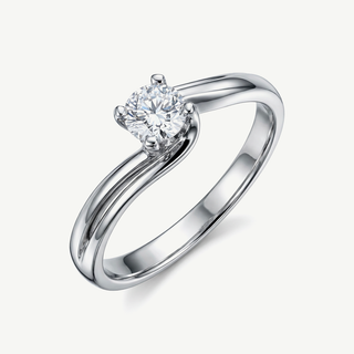 Anello Fabiani solitario con diamante da 0,20 Ct