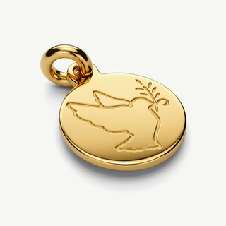 Ciondolo Love Fabiani in argento 925 dorato – Colomba