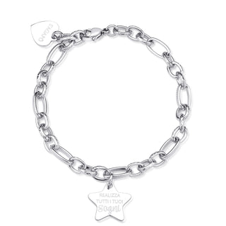 S'AGAPÒ STEEL BRACELET