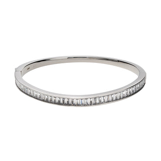 Bracciale Fabiani rigido in argento 925 con zirconi