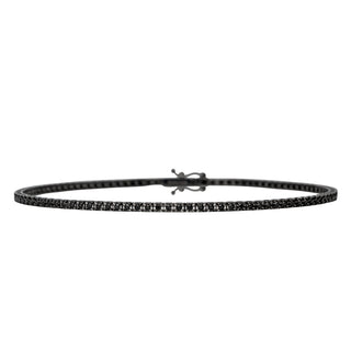 Bracciale Fabiani tennis in oro 18Kt con diamanti neri 0,44Ct - Fabiani Gioiellerie