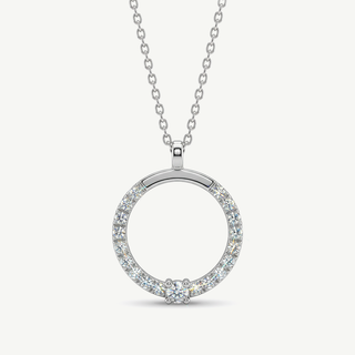 Collana Fabiani in oro bianco con diamanti