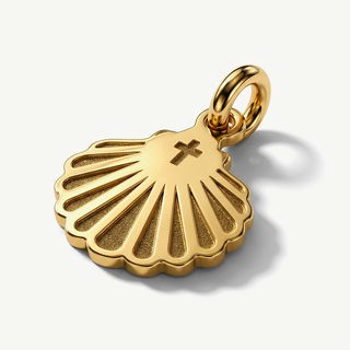 Ciondolo Love Fabiani in argento 925 dorato – Conchiglia Battesimale