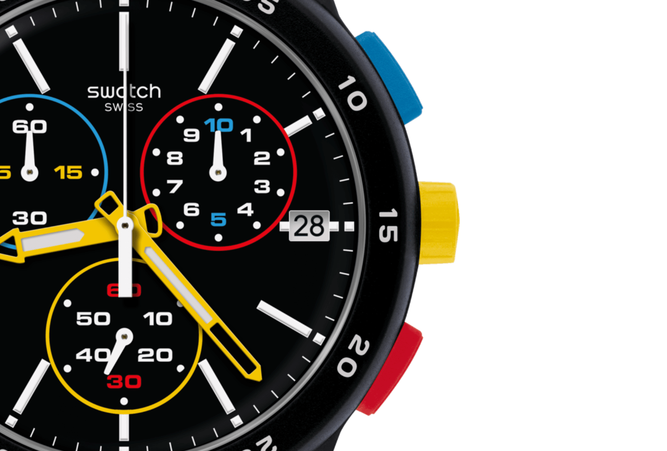 Swatch the black one hotsell