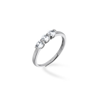 Anello Fabiani trilogy in argento 925 - Fabiani Gioiellerie
