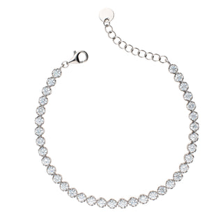 Bracciale Tennis Zirconi Bianchi Argento 925 Fabiani