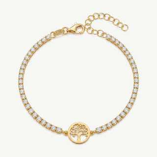 Bracciale Tennis Albero della Vita Portafortuna