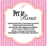 Collana Fabiani "Gioielli Per Te" in oro 9kt con cubo e zircone rosa