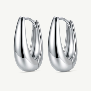 Orecchini Fabiani in argento 925 – Cerchi scultorei