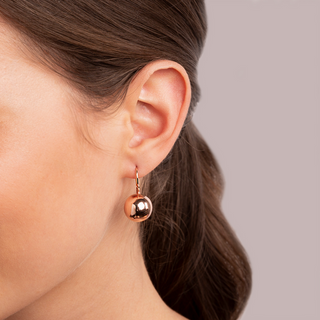Orecchini Pendenti con Sfera Golden Ros?