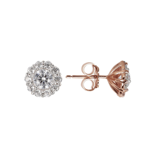 Orecchini a Bottone Fantasia in Cubic Zirconia