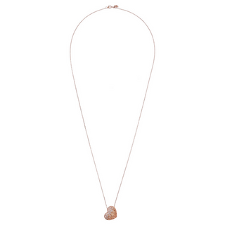 Collana con Pendente Cuore Pavé in Cubic Zirconia