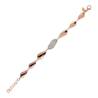 Bracciale Foglie Dettaglio Pavé - Fabiani Gioiellerie